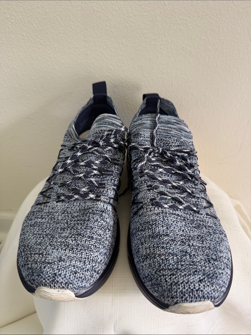 Traq by Alegría Lace-Up Sneakers - Navy Gray